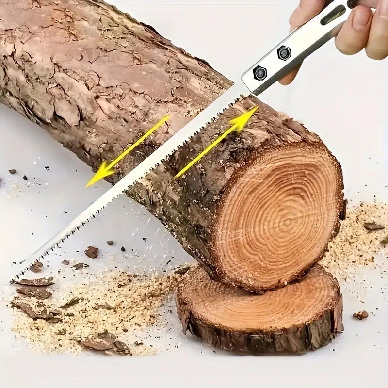Handsaw Garden Saw SK5 Steel Saw Tools W/ Wooden Handle Woodworking Saw 340mm Co