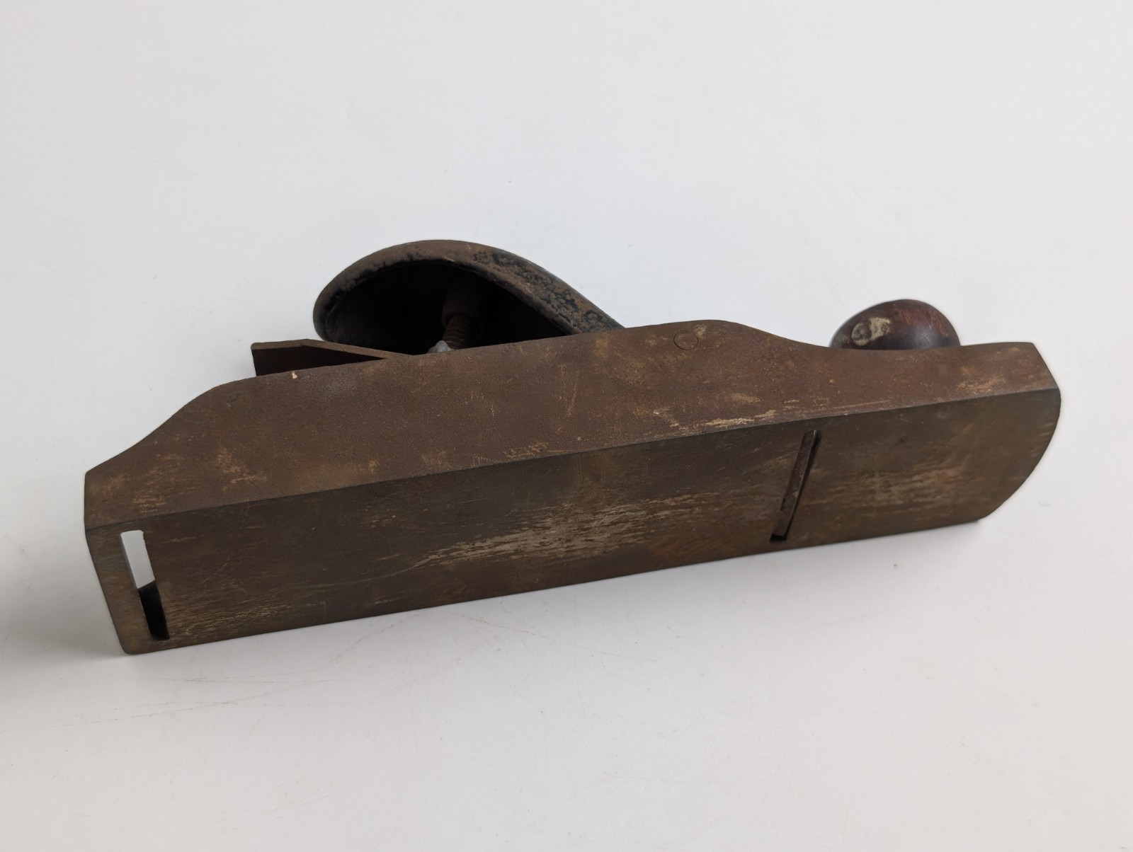 Vintage Transitional Wood Block Hand Plane Antique Tool Rusty AS-IS Untested