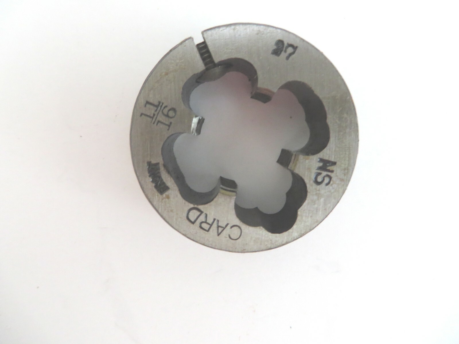S.W. Card No 805 Round Die 1-1/2″ O.D. 27 N.S. 11/16″ Vintage 1944 USA