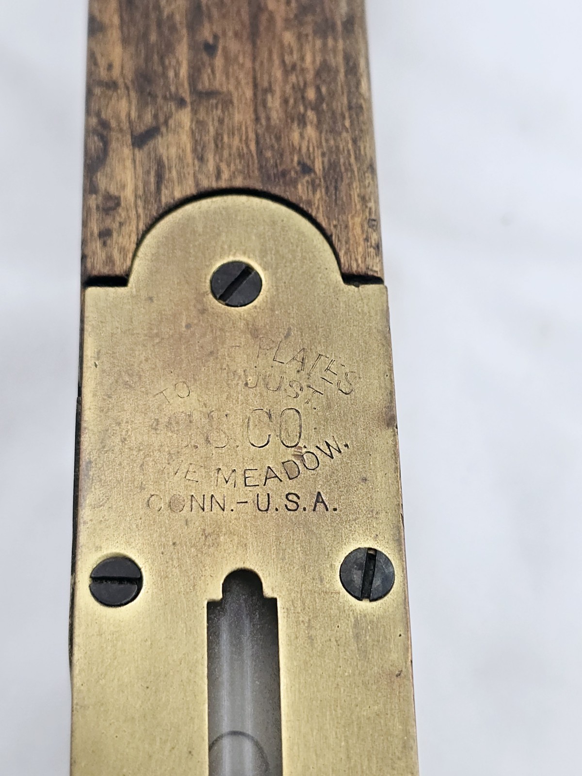 Antique Wood Pitch Level C.S. CO. 28″