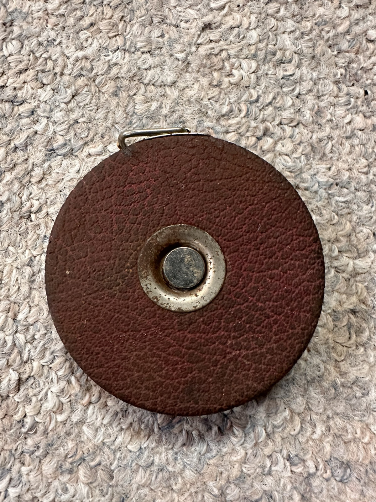 Vintage Roe Precision Chrome Tape Measure 50 Foot (works properly)