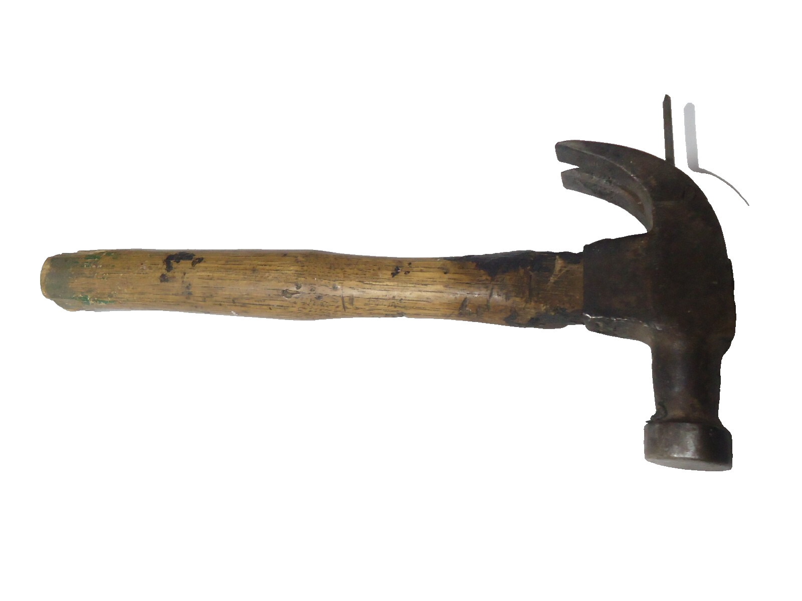 Vintage Unbranded Ball Bearing Nail Holding Curved Claw Hammer