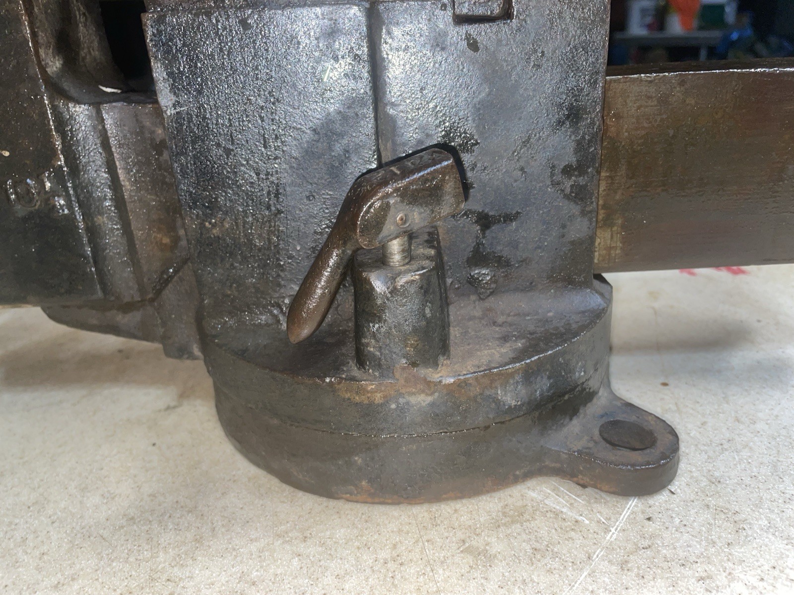 Vtg Prentiss No. 19 1/2 Machinist Bench Vise 4” Jaws Swivel Base Opens to 8”