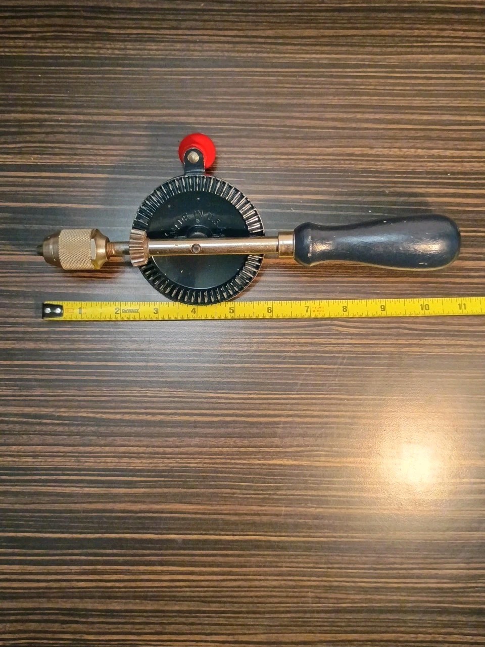Vintage Stanley Handyman Egg Beater Hand Drill H1214 USA
