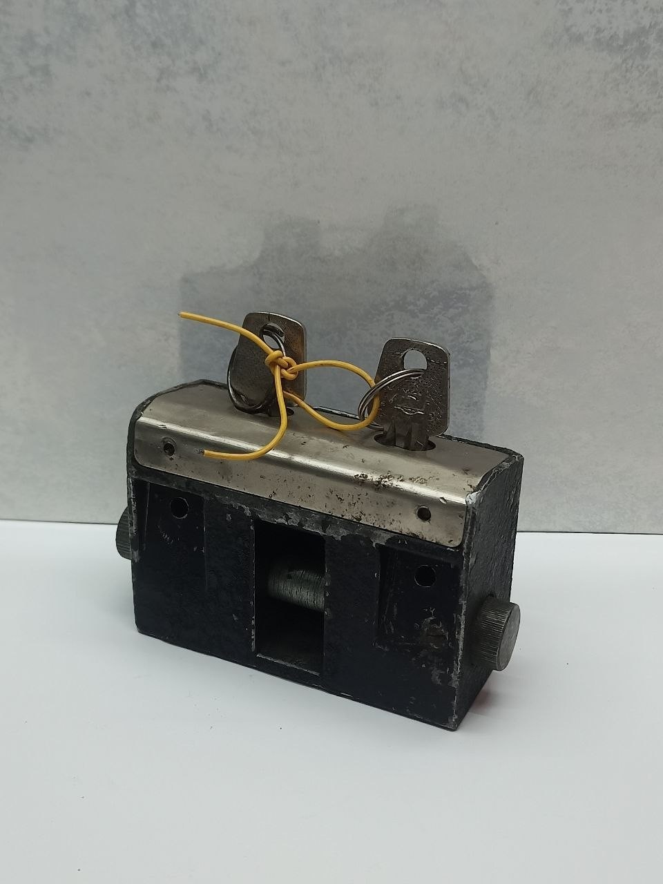 USSR 1960 padlock High quality 2 keys at the same time Metal Works well