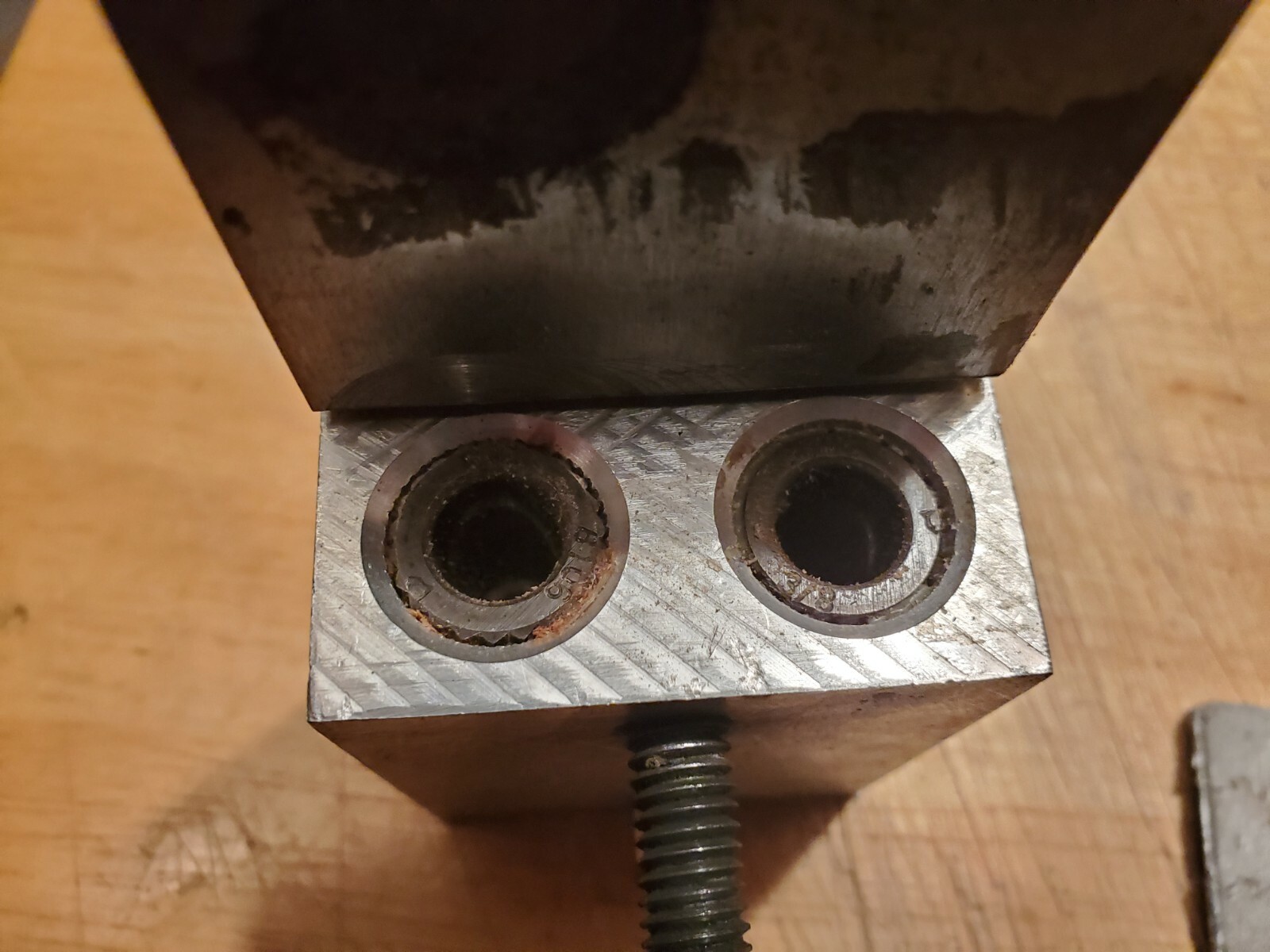Homemade Doweling Jig Tool Vintage Unusual Woodworking Please Correct If Mistake