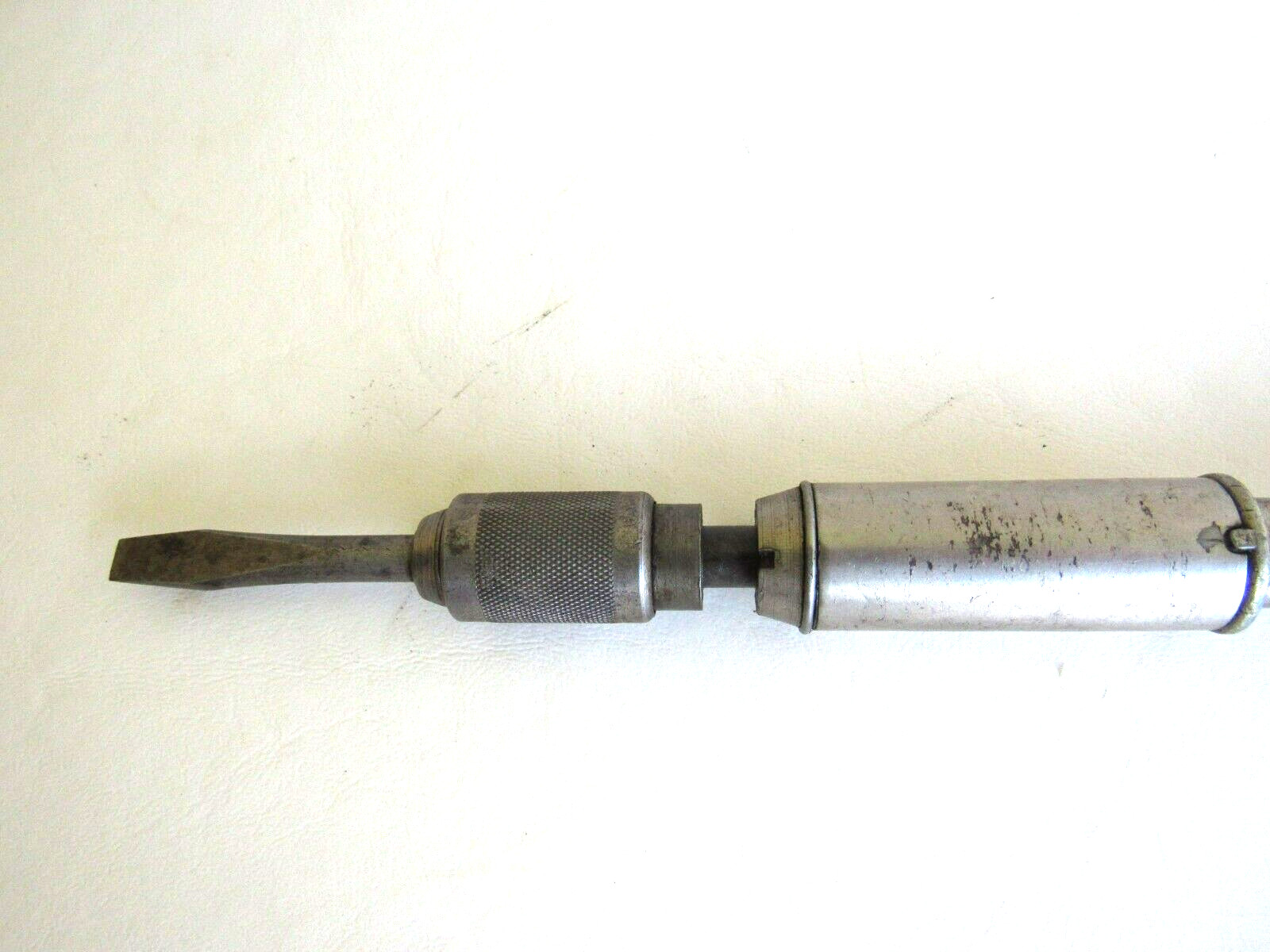 Vintage STEELCRAFT TOOL MFG. CORP. Ratcheting Screwdriver, Slot Bit. Germany