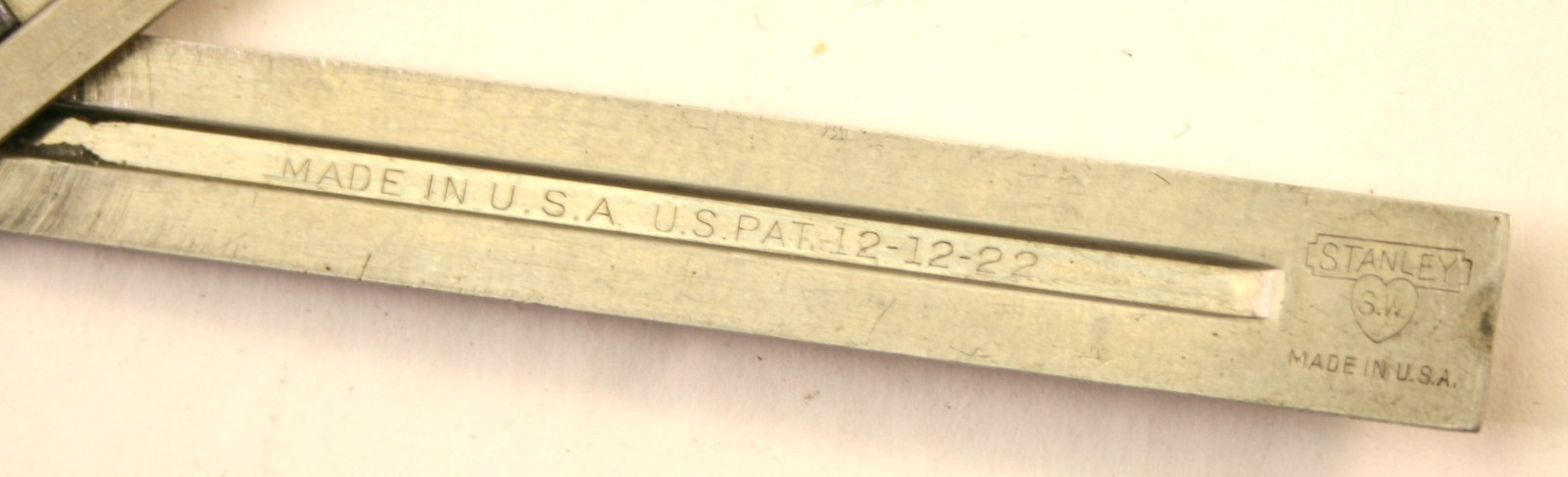 STANLEY NO. 413 ALUMINUM ZIG ZAG RULE