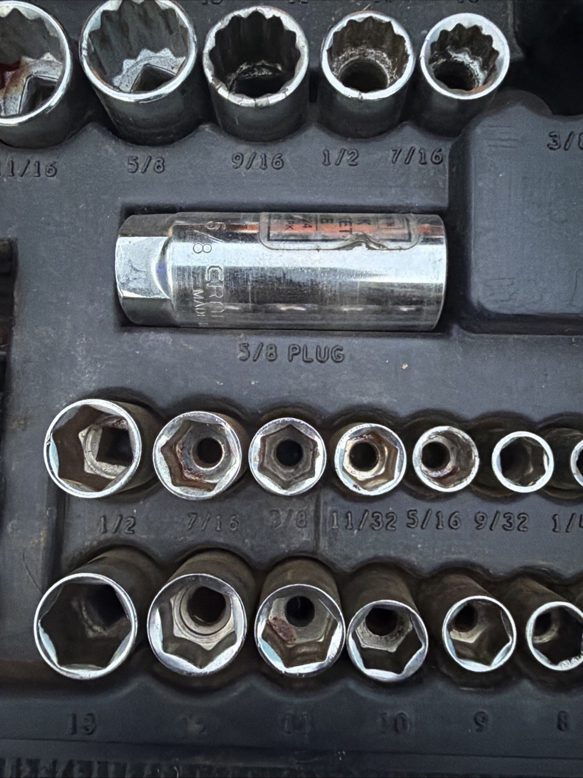 49pc Sears Craftsman USA Mechanics Tool Socket Ratchet Set Sae Metric 33779