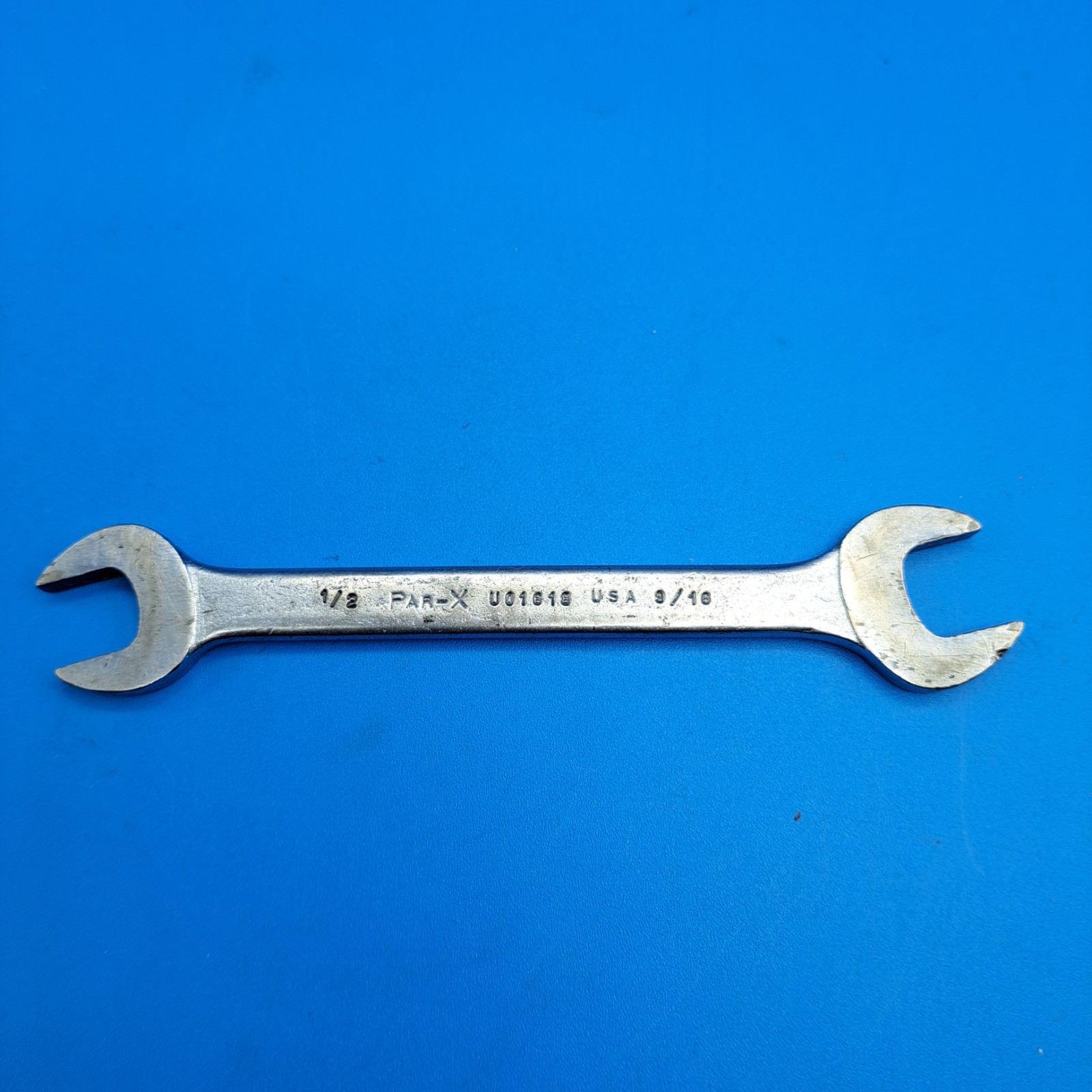 Vintage Par-X by Snap-on 1/2 x 9/16″ Open End Wrench, No UO1618, Made in USA