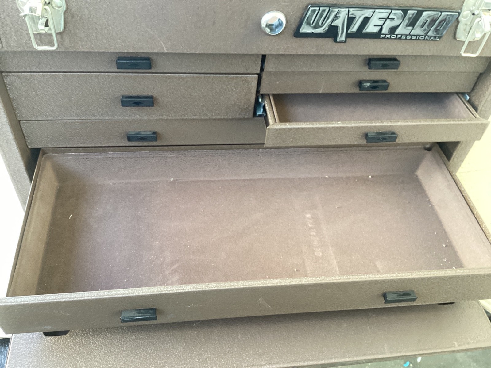 Vintage Waterloo 7 Drawer Tool Box 21.5IN X8.5IN X 13.5IN
