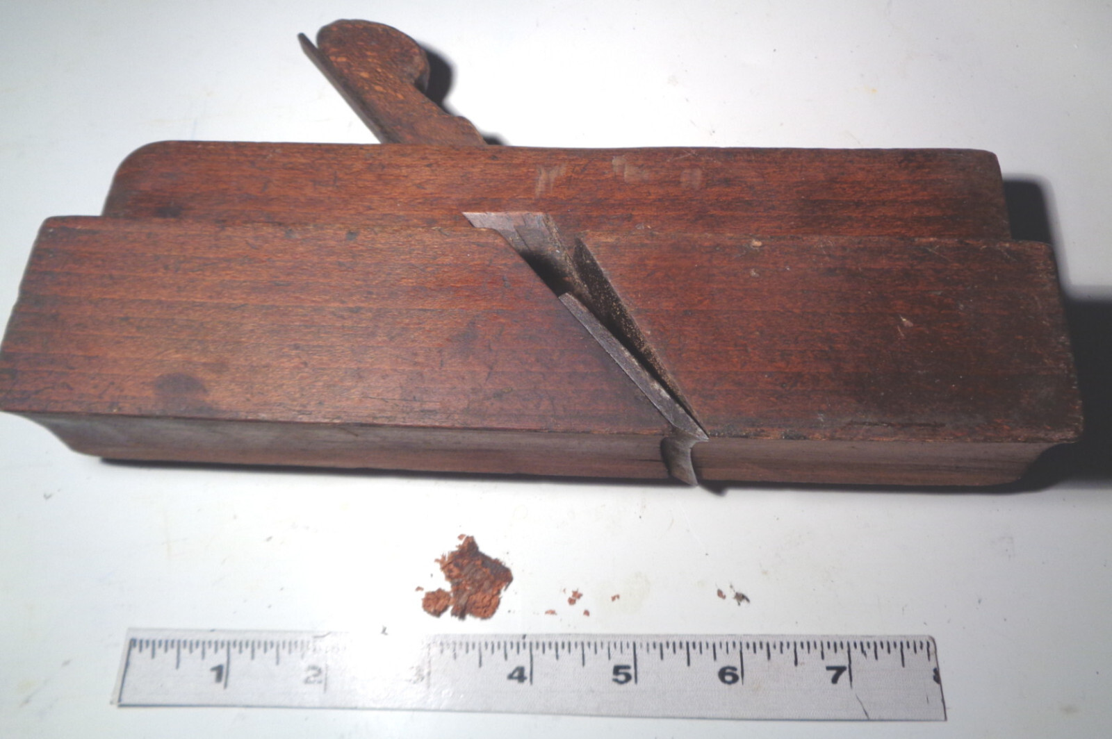 Vtg Antique Wood 1 3/8″ Molding Rail Handle Rounder Plane A Fraser Joseph Gybson