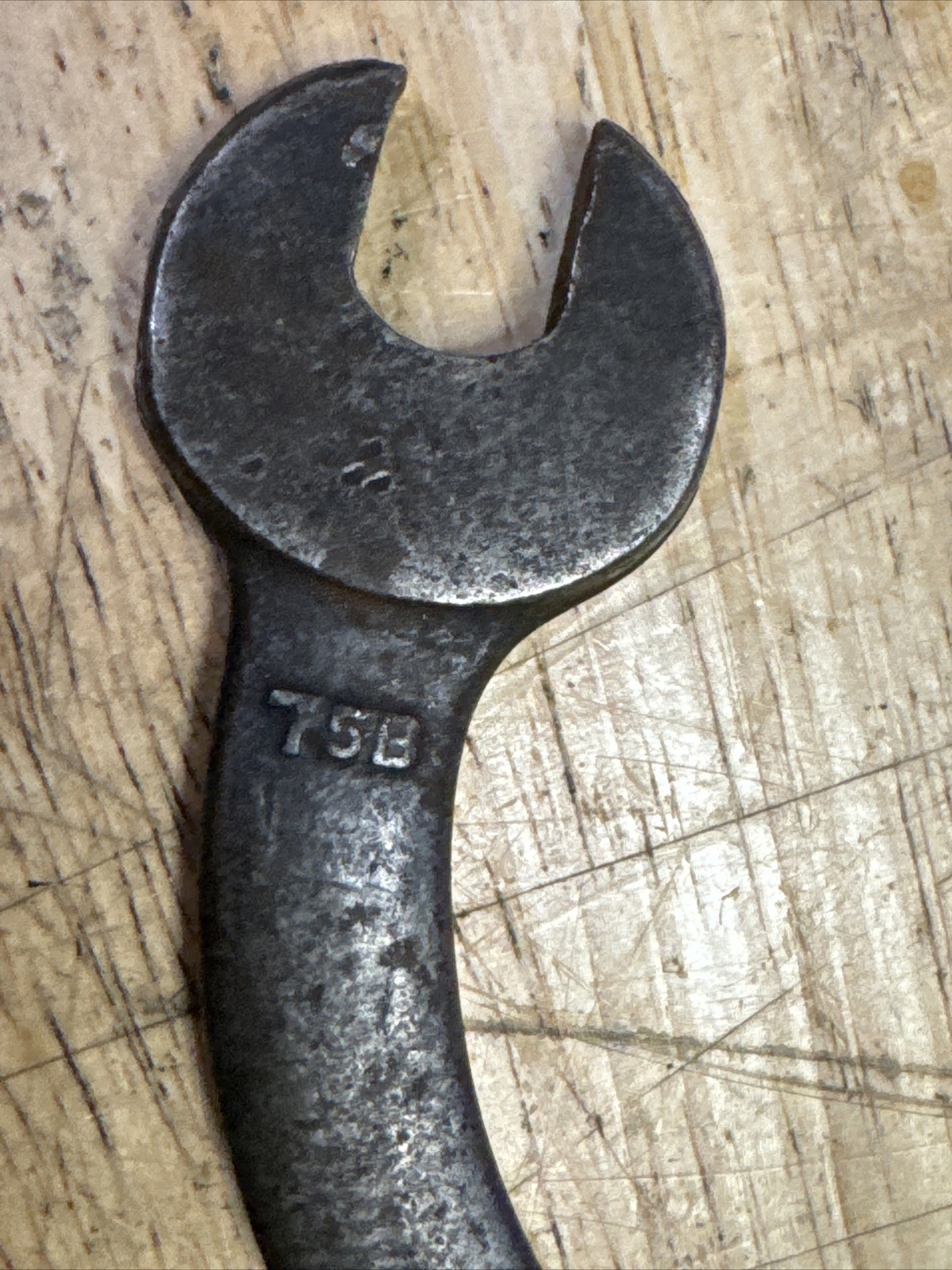 Snake Shaped Double Open End Wrench 75B – 3/8” – 7/16” – Made in USA Drop Forged