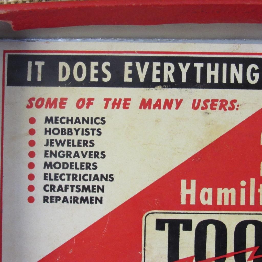 HAMILTON ROSS Electric “Toolmaster” Kit ~ Bakelite ~ Mostly Complete Pre Dremel