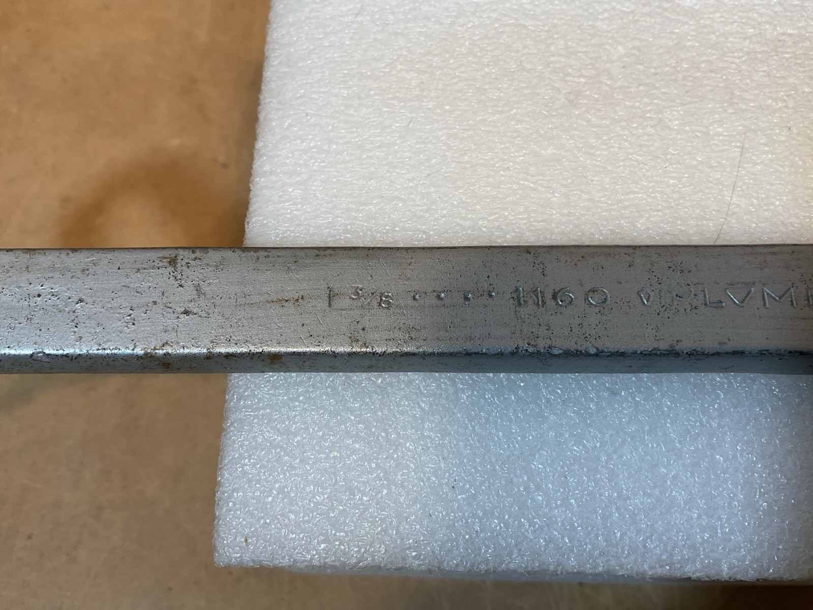 Vintage Plumb 12 Point 1-14” -1-3/8” Box End Wrench 19” Long No. 1160