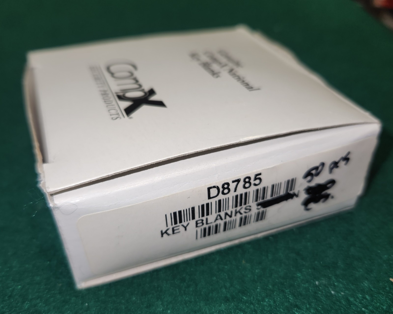 CompX C001A-C783A Cabinet or Desk Replacement National Key Blanks D8785 – 50pcs