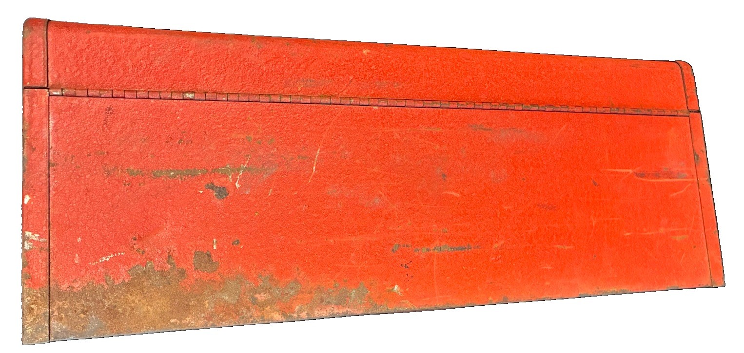 Vintage Kennedy Kits KK-19 Red Metal Tool Box Made in USA Van Wert Ohio 19″
