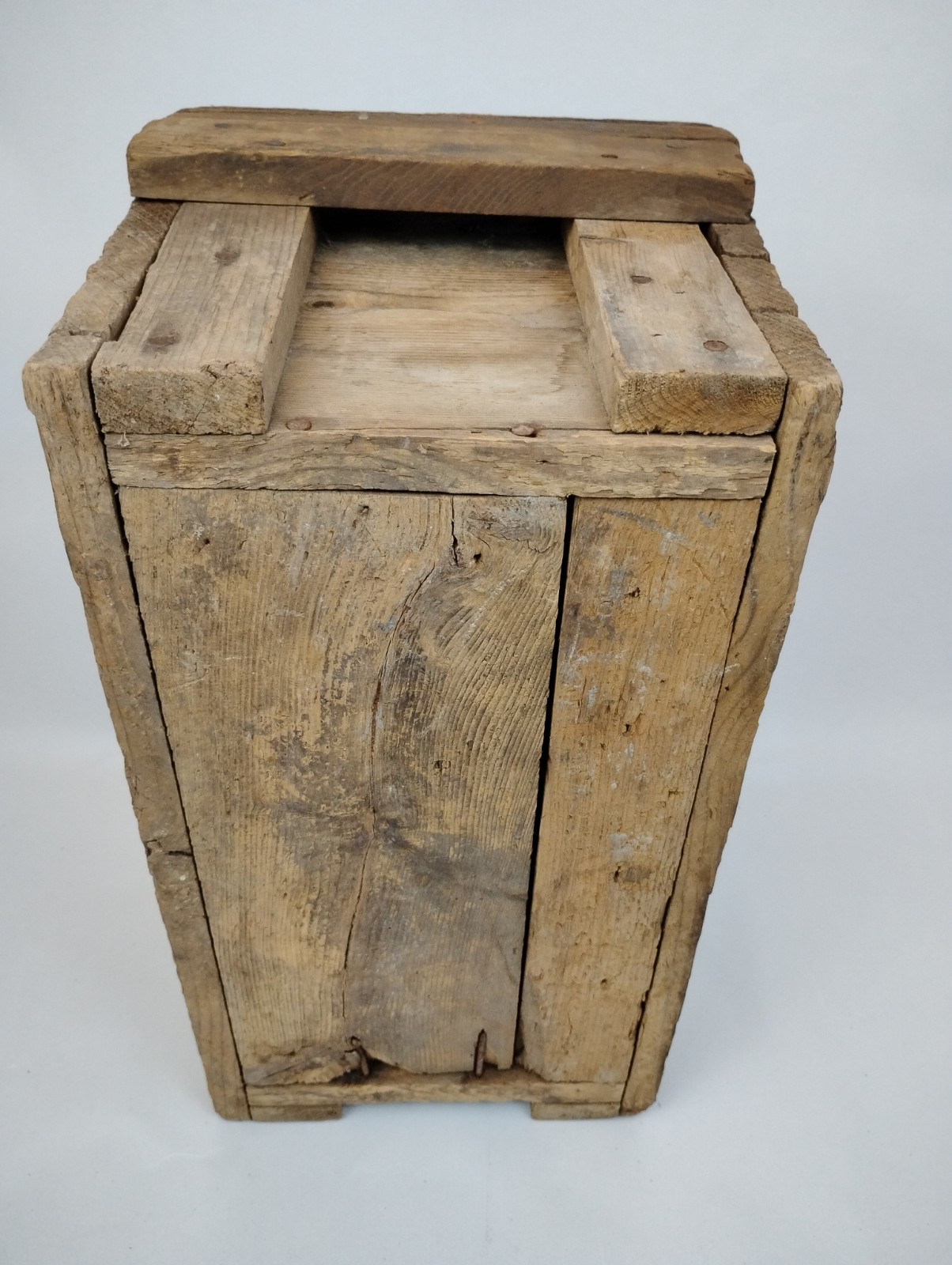 Handmade Tool Box Wooden Lockable Chest 19x9x9″ Storage Rustic