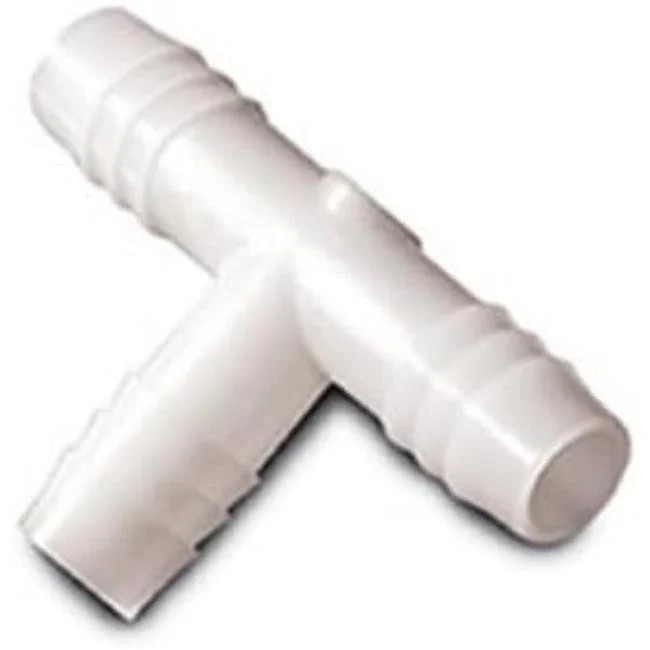 Thogus THO-TT9888-N 0.5 in. Barbed Nylon Tee Fitting White