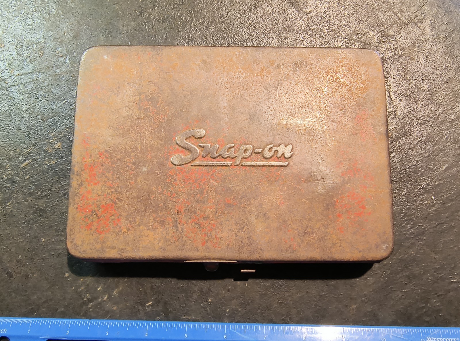 Snap-on KRA275 1/4″ Drive Master Socket Set Box, BOX ONLY, Circa 1973, USA.