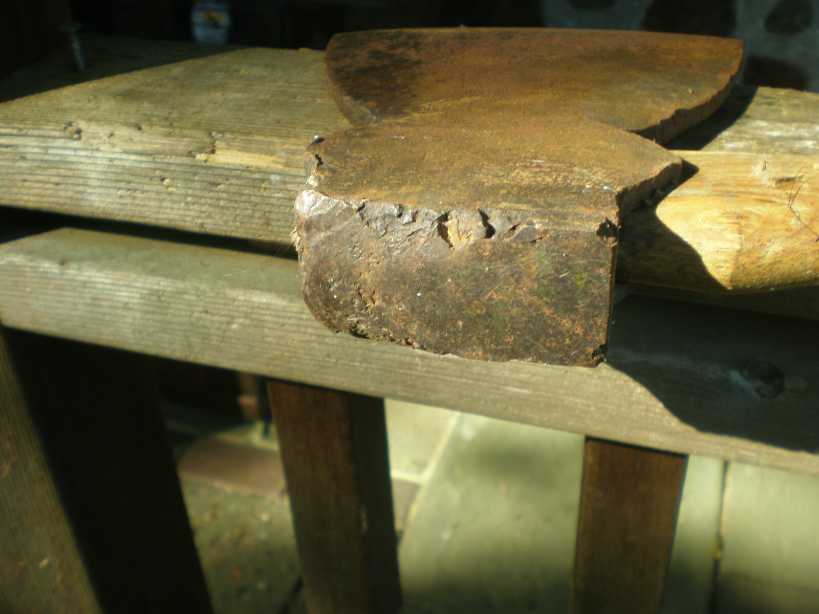 RARE Vintage D.R. Barton ROCHESTER Broad AXE / Hewing Axe Antique Hand Tool