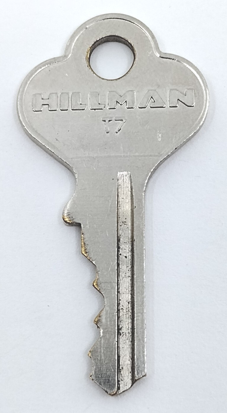 Vintage Key Hillman T7 Appx 2″ Replacement Locks Steampunk