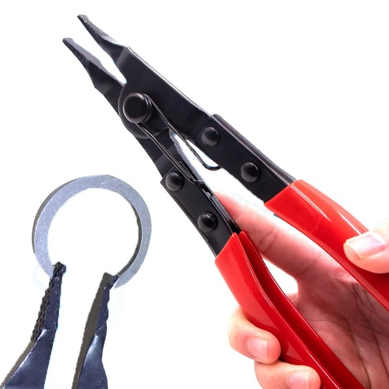New Angle Tip Lock Ring Pliers Portable for Transmission Special Circlip Pliers