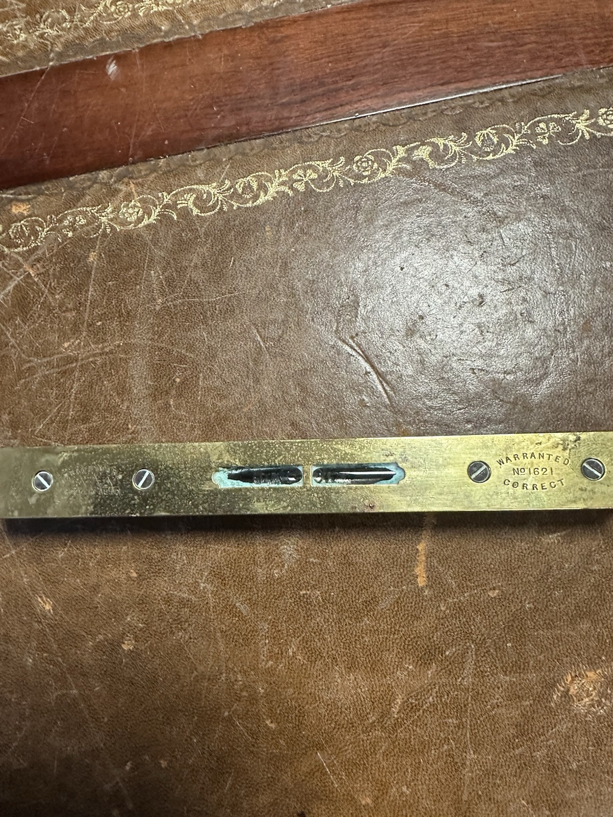 Vintage Warranted Correct Hockley Abbey Trademark Spirit Level 20x2cm