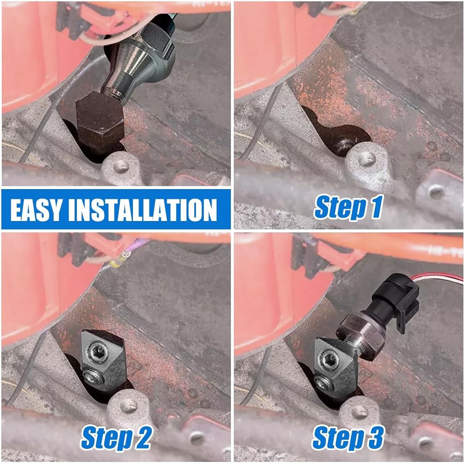 Oil Pressure Sensor Thread Adapter for Chevy Small Block Engines 305 350 1pc