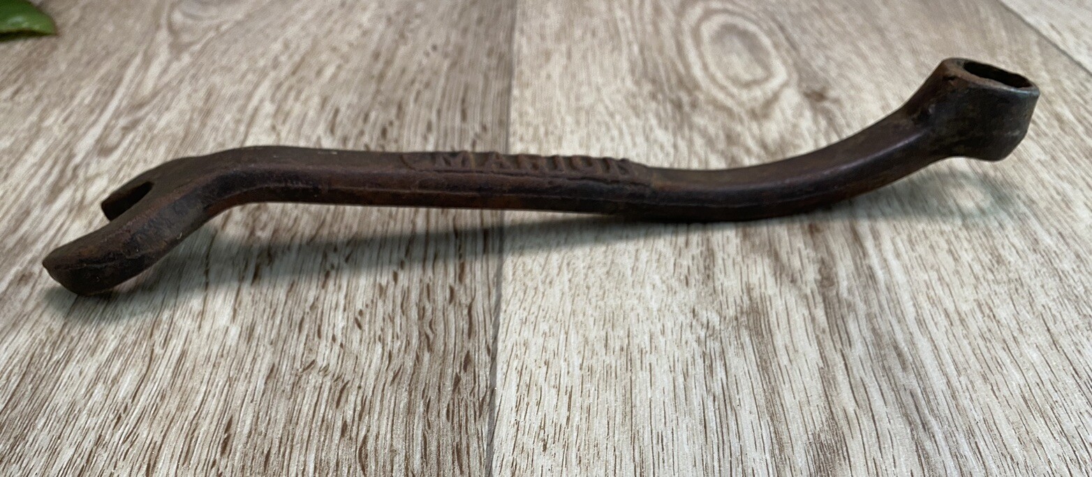 Antique Marion Wrench Vintage Old Tool 1 inch Opening, 9 1/2 inch Length