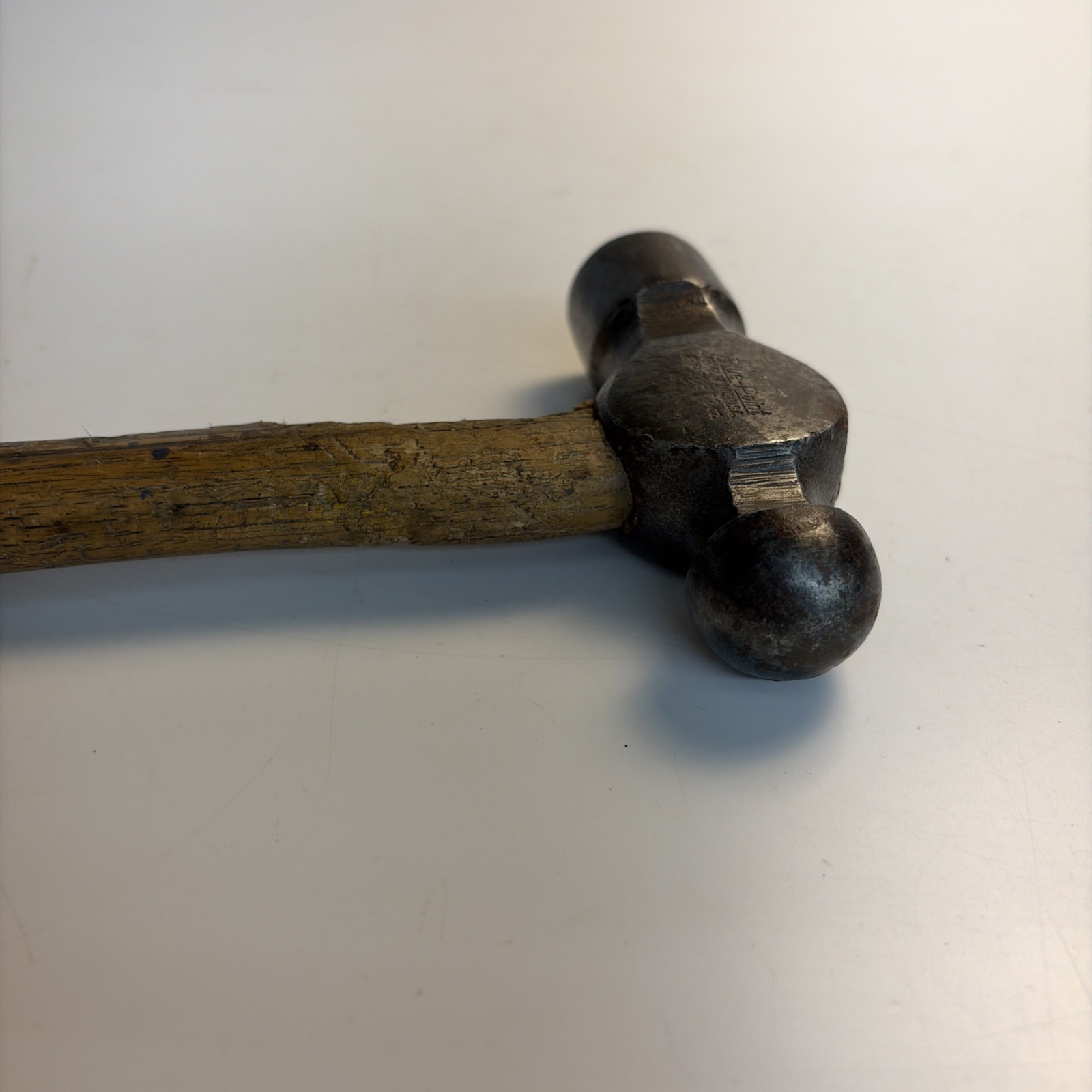Vintage Blue Point BP12B 12 Oz Ball Peen Hammer USA Hickory Handle