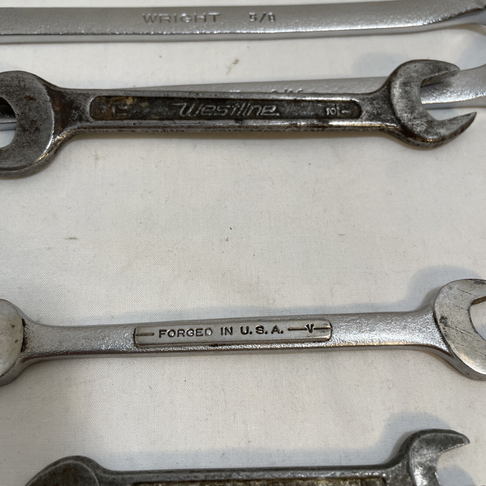 Wrenches Lot of Used 5/8, 9/16, 1/2×9/16, 5/16×11/32, 7/16×3/8