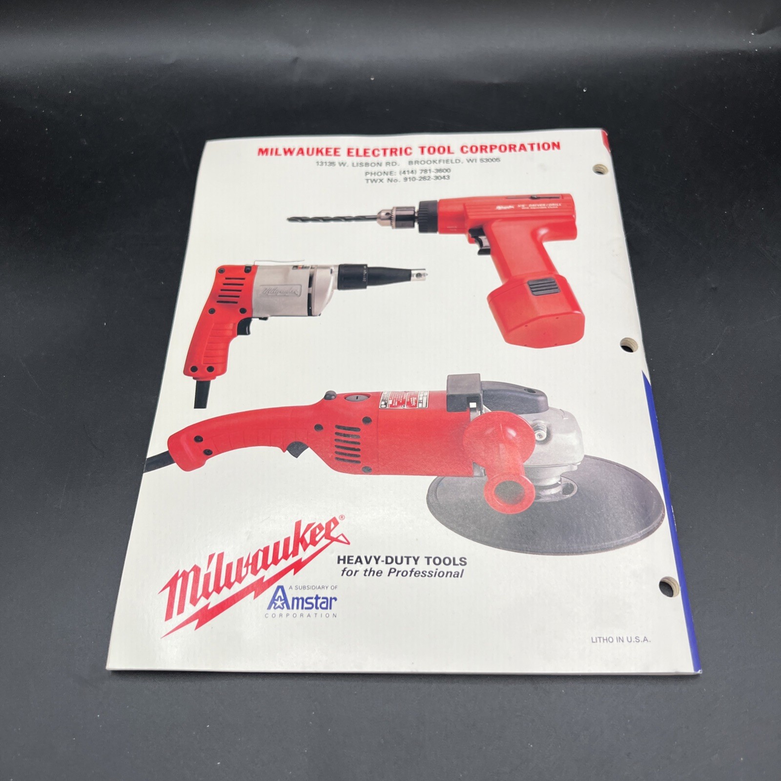 1984 Milwaukee Heavy-Duty Electric Tools Catalog #184 See Photos For Condition