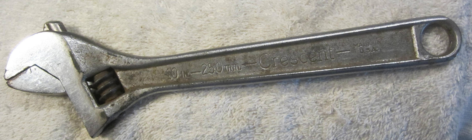 10″ adjustable CRESCENT Tools monkey Wrench USA Vintage tool