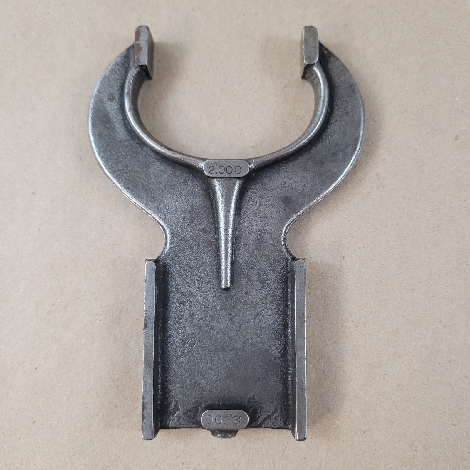 Brown & Sharpe Mfg Co Fixed Caliper Snap Gauge 2″ 2.00 Antique Machine Tool USA