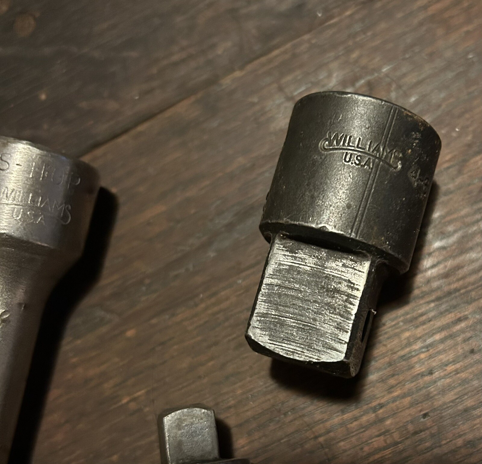 Vintage Williams Set Of (4) Extension, Swivel, Impact & Regular Adaptors 1/2” Dr