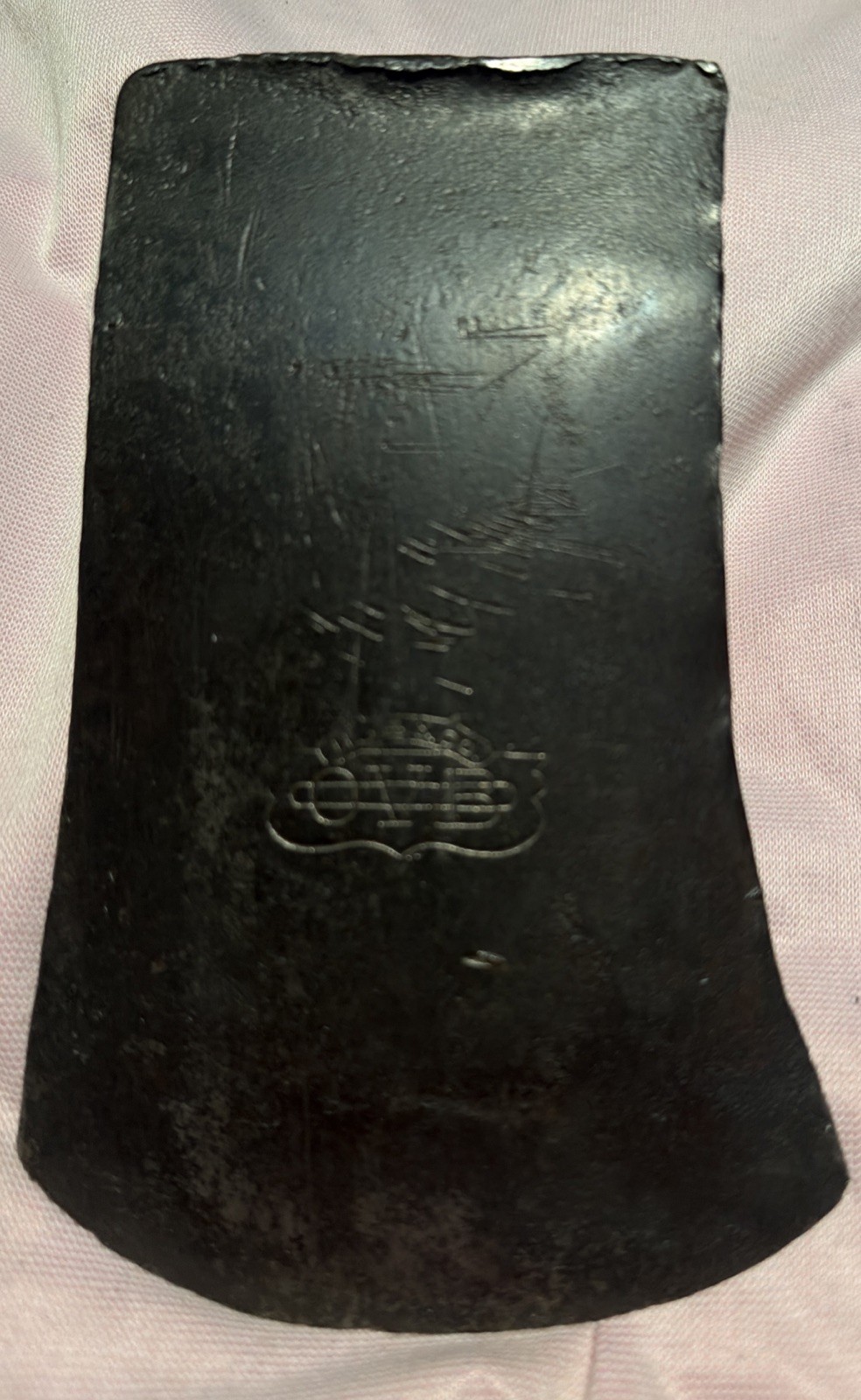 HSB Hibbard Spencer Bartlett Co. OVB Our Very Best Embossed Axe Head 3.3 Lb HD