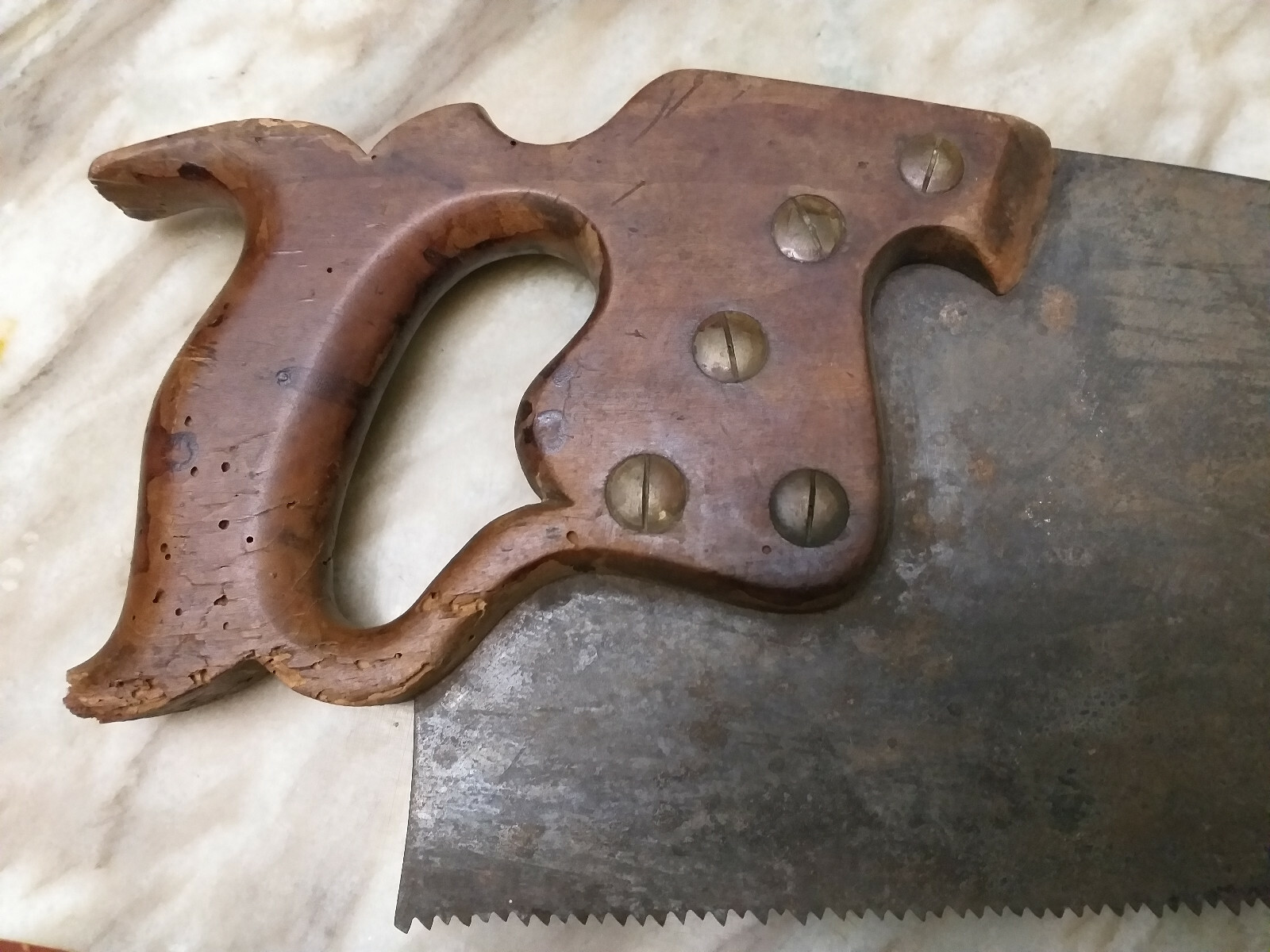 Vintage 26” Henry Disston & Sons Saw dated 1896-1917