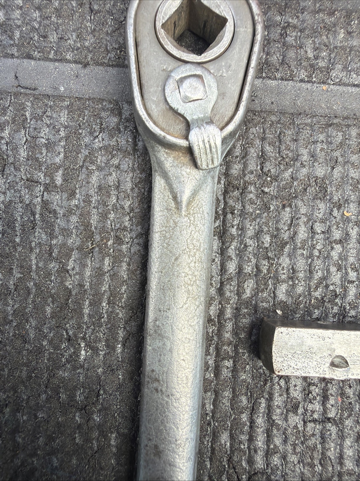 Vintage Duro Indestro Tools USA Ratchet 2889 1/4” Drive Rare Female W Plug