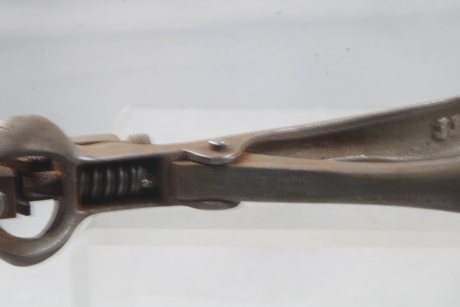 Antique Vintage Chas. Morrill Patent 1887 Pistol Grip Saw Set Inv#AC192