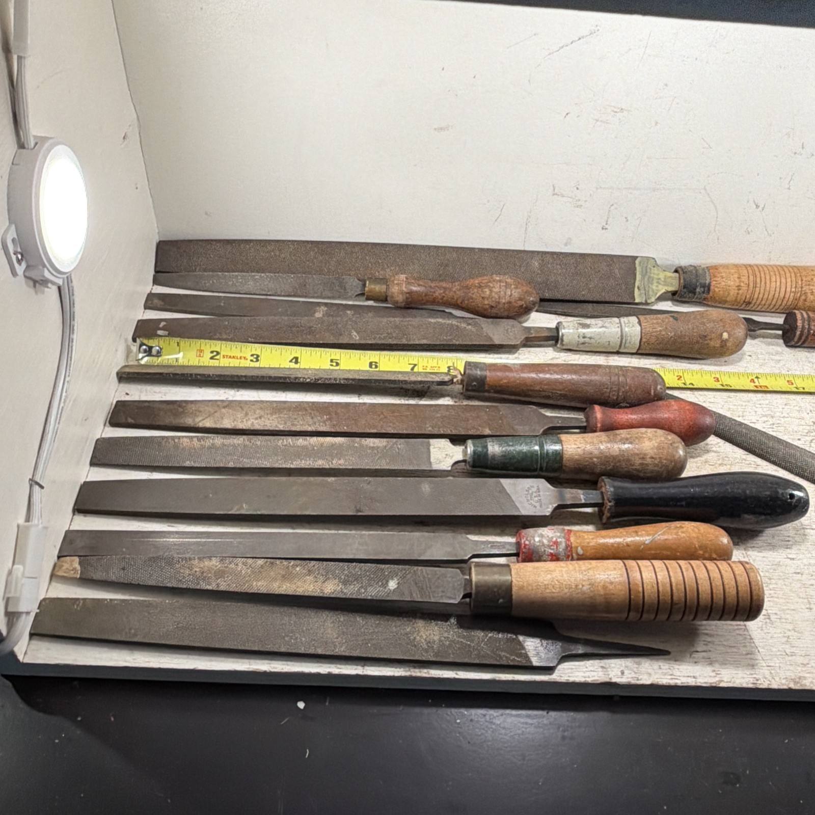 13-Antique Vintage Tools Metal MACHINIST BLACKSMITH Files Rasps Wood Nicholson