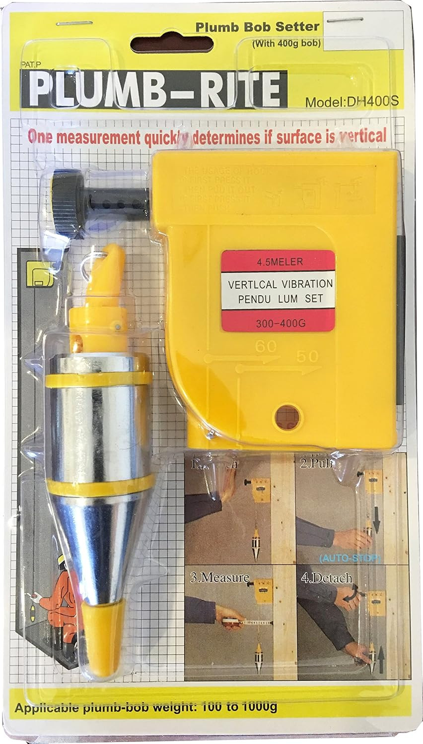 80030 – Plumb-Rite Plumb Bob Setter with 400G (14Oz) Bob