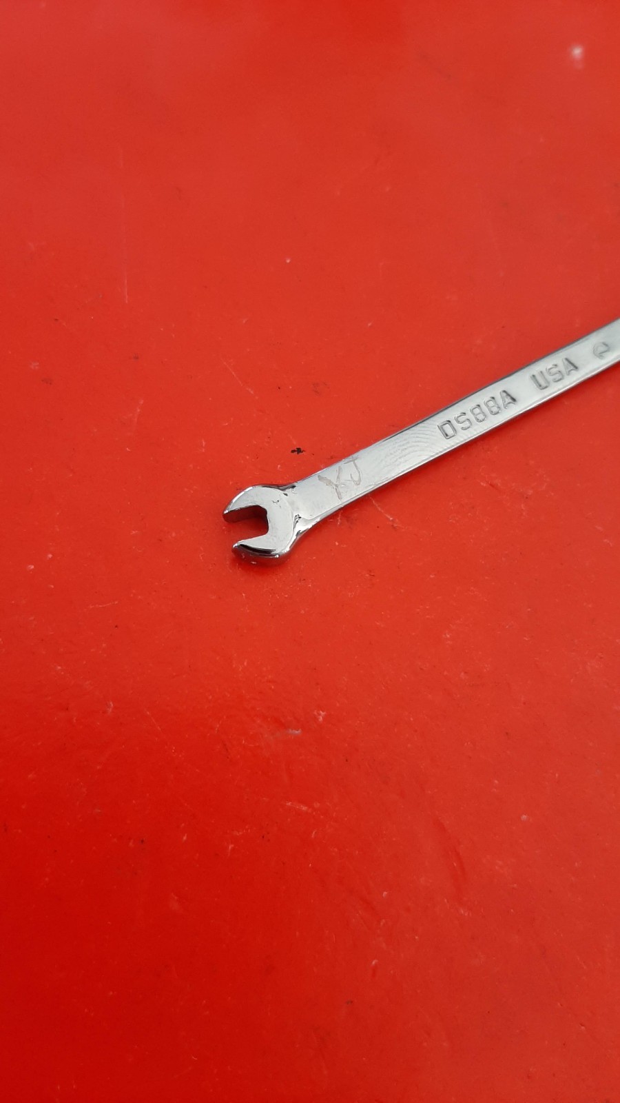 Snap-on Tools DS88A 1/8″ X 1/8″ Open End Offset Ignition Wrench ENGRAVED 204