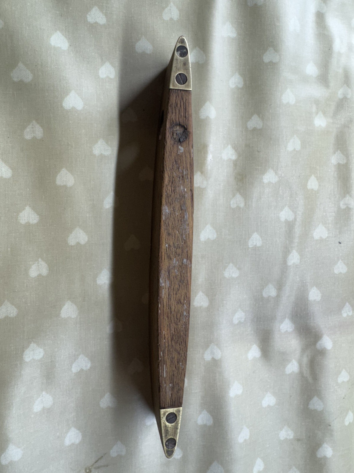 Vintage Spirit Level Brass and Wood Dual Window J Rabone & Sons #1626 Birmingham