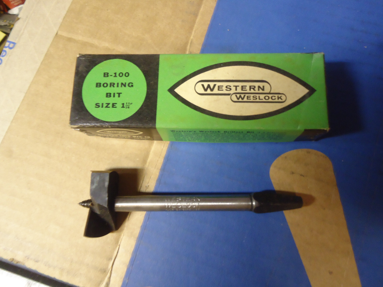 VINTAGE WESTERN WESLOCK B100 BORING BIT