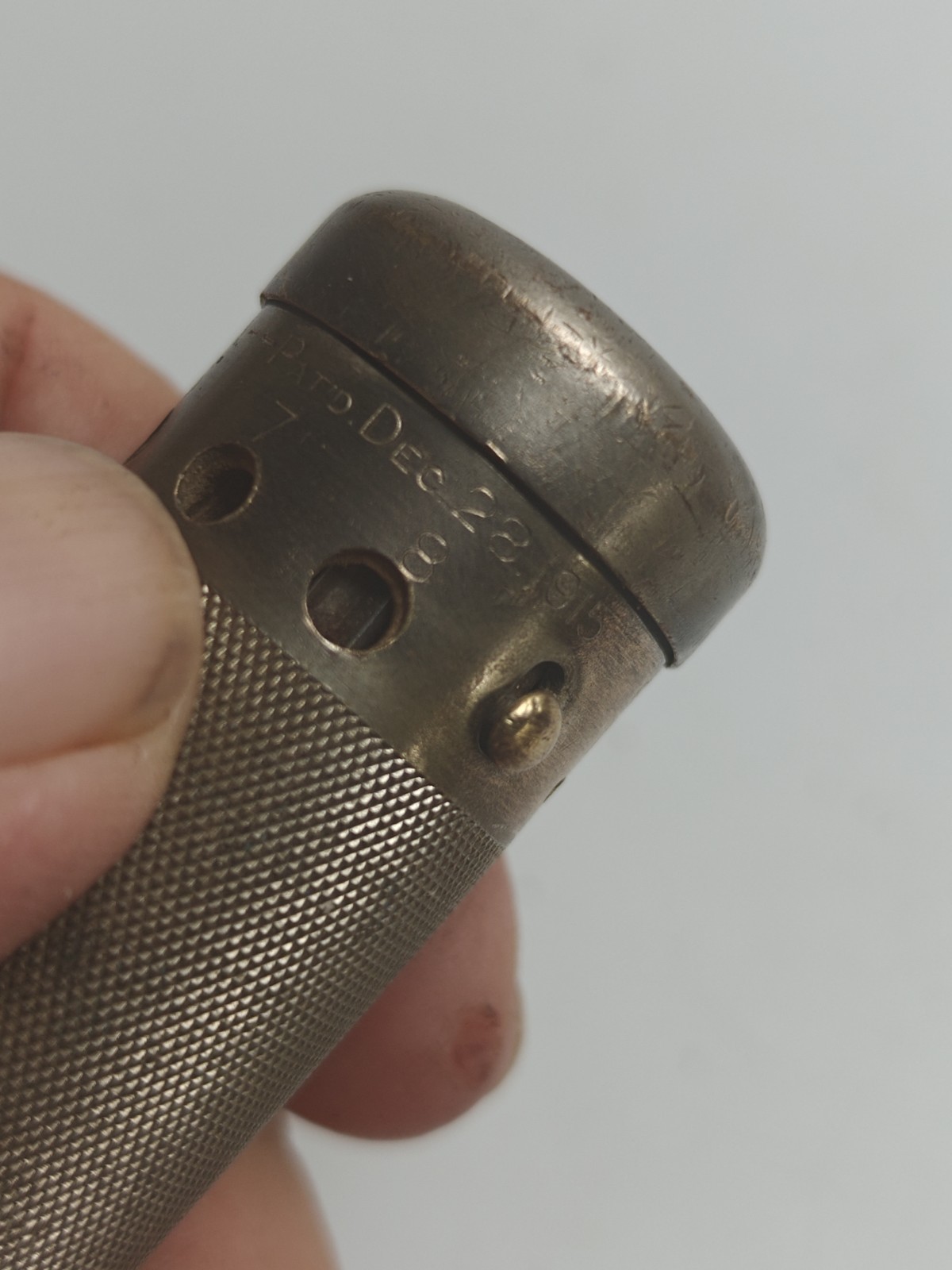Goodell-Pratt Co. Toolsmiths U.S.A Push Drill w/ 2 Bits Vintage Pat. Dec. 1915