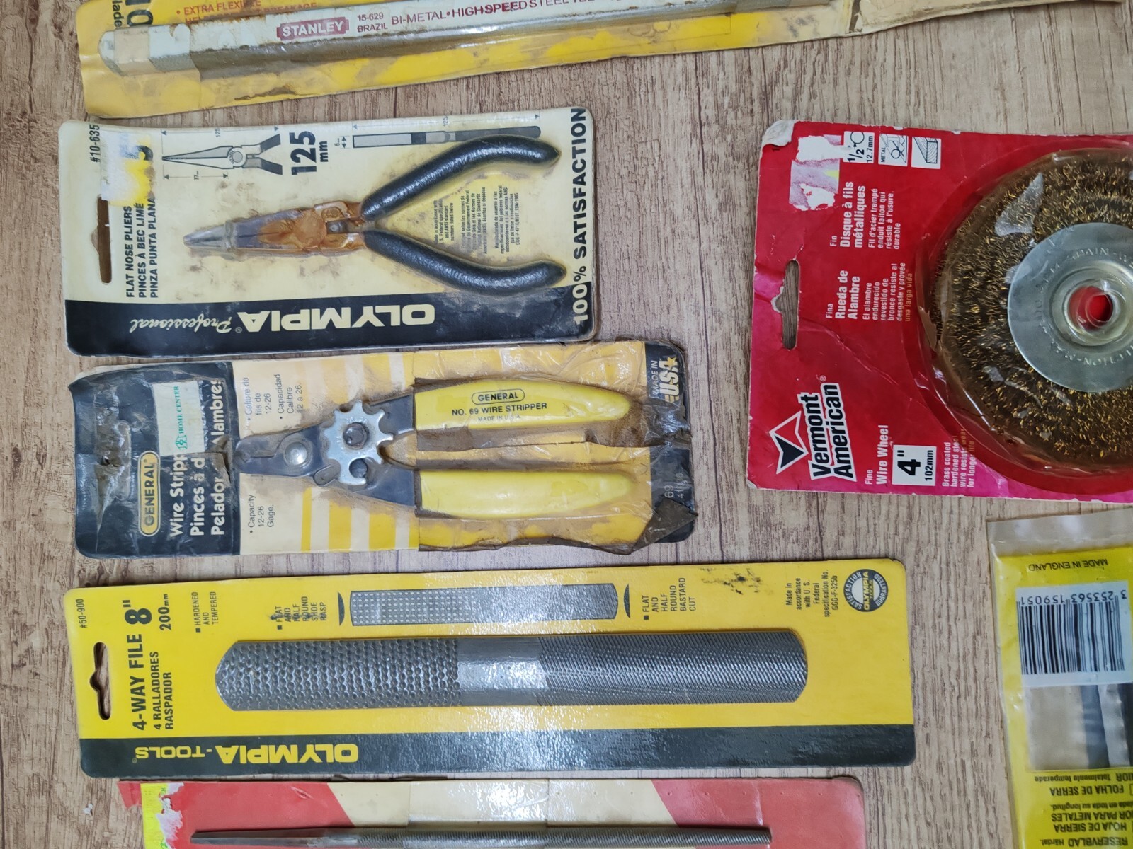 Alot of 11 New Vintage Tools Nicholson File Stanley Olympia General Vermont