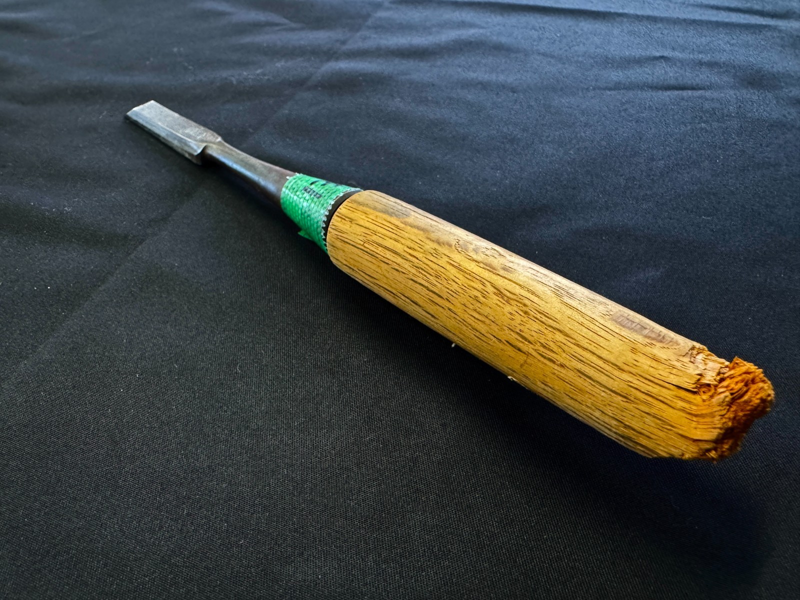Vintage Japanese Nomi Chisel Used By Japanese Carpenter Showa Era Sharp Tool 13