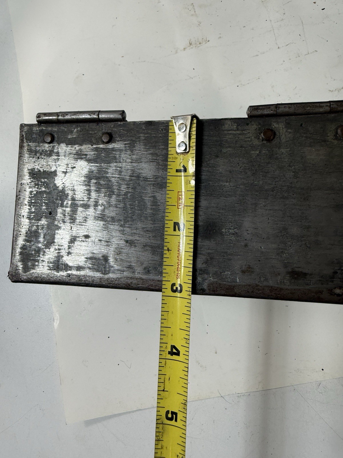 Vintage Industrial Metal Tool Box Lot Green Steel Box with Tray Galvanized