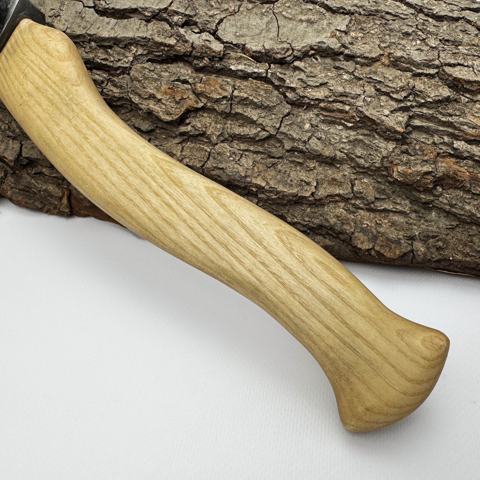 Wood Carving Axe – Forged 52100 Steel, Ash Handle, For Spoon & Bowl Carving.